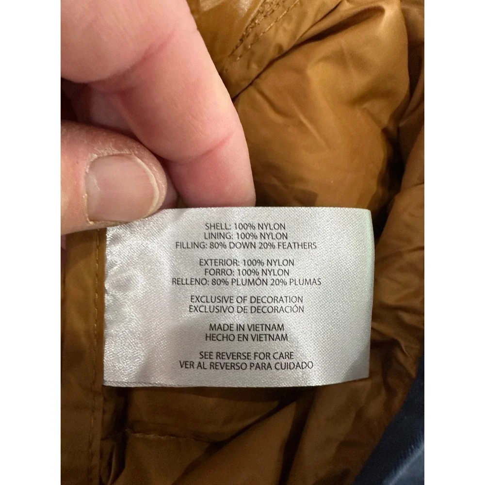 Eddie Bauer Mens 650 Down Packable Jacket Insignia Blue Puffer EB004779 XL NWT‎